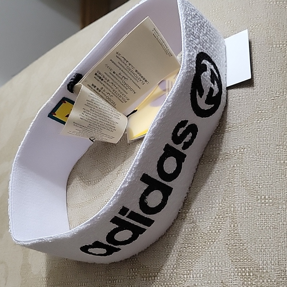 GUCCI ADIDAS COLAB NWT M WHITE HEADBAND